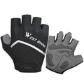 LANKELEISI multi-functional riding gloves with padded palms and adjustable straps, designed for cycling and outdoor activities.